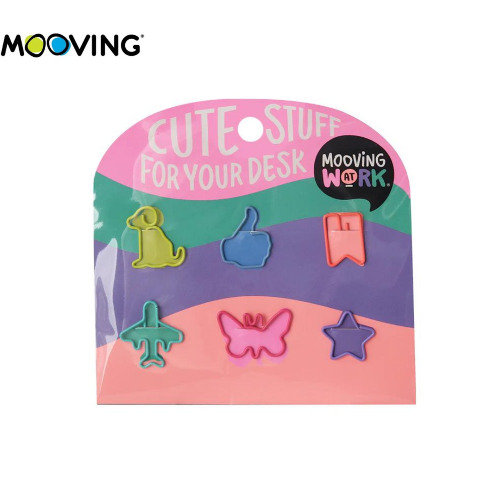 Clips 6 diseños colores fuertes Mooving Maw 7799133006968