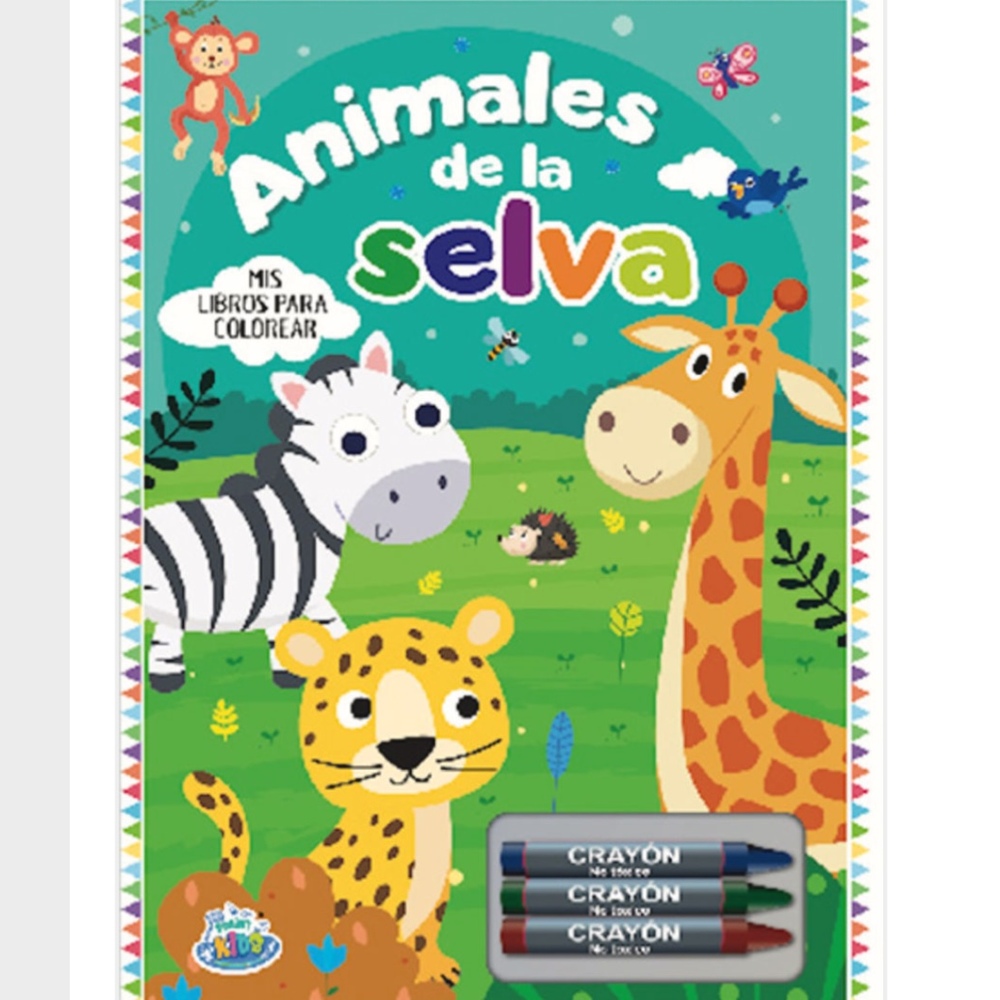 Animales de la selva - Mis libros para colorear (AA. VV.) 97