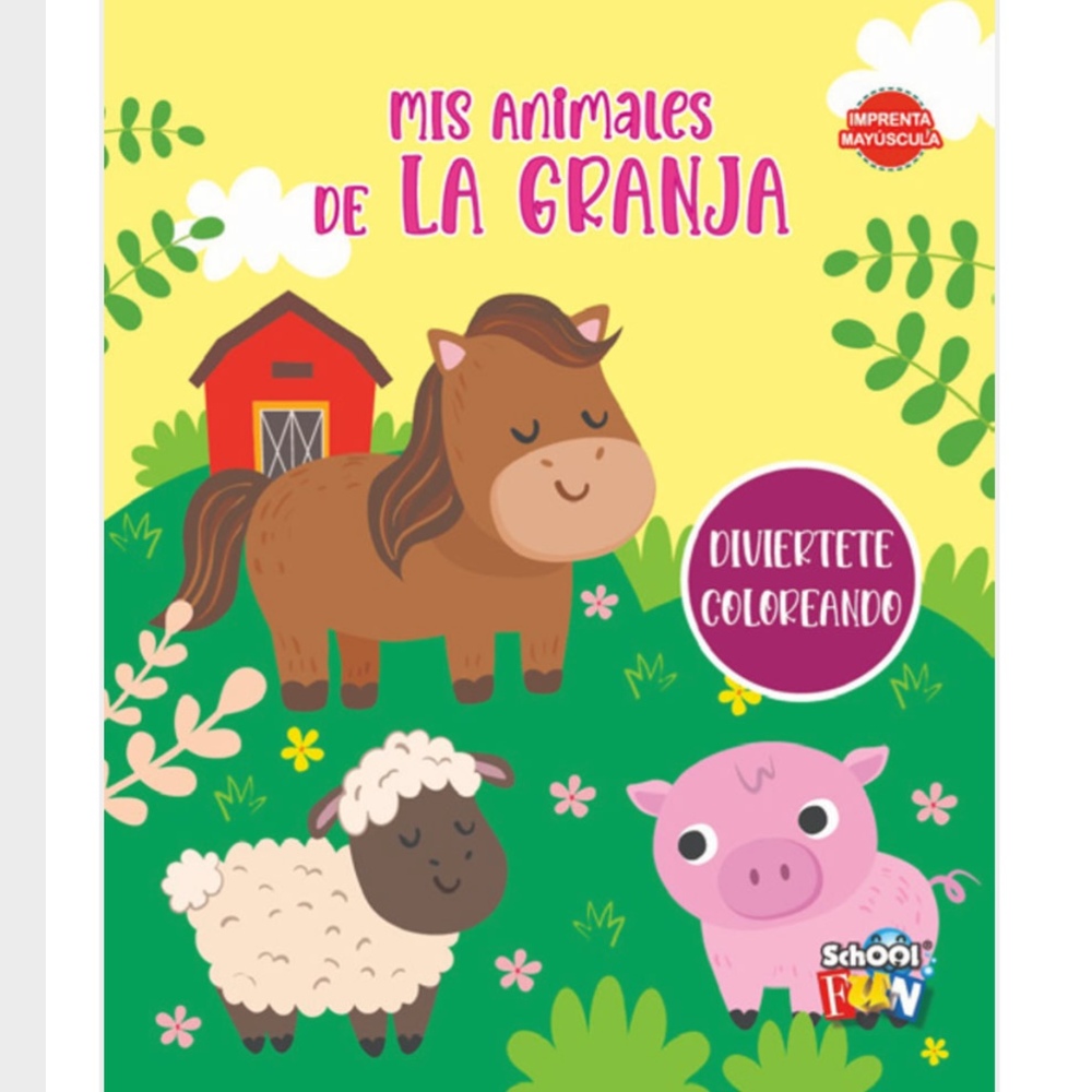 Mis animales de la granja - Diviértete coloreando (AA. VV.)