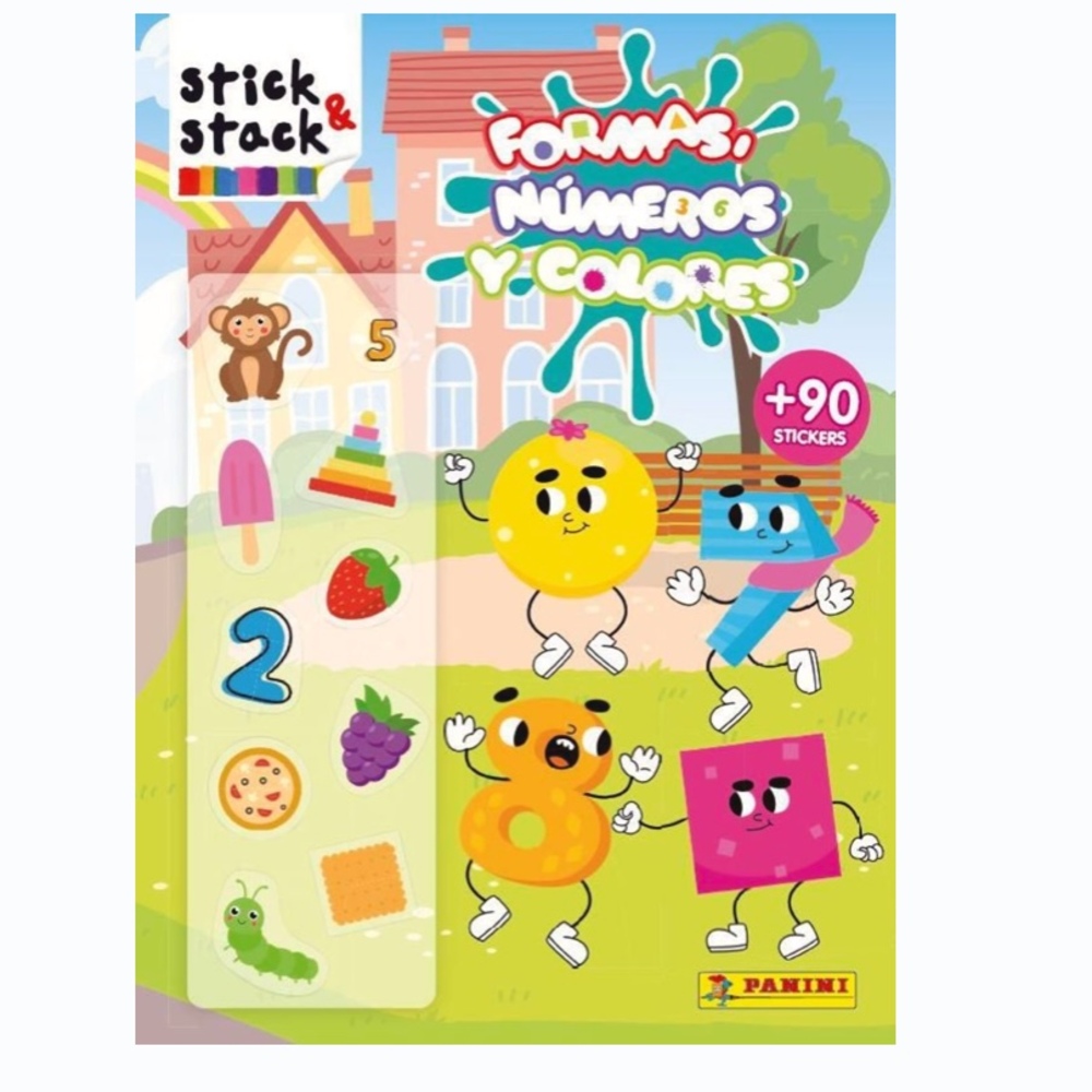 FORMAS, NUMEROS Y COLORES - STICK & STACK 9788427874299