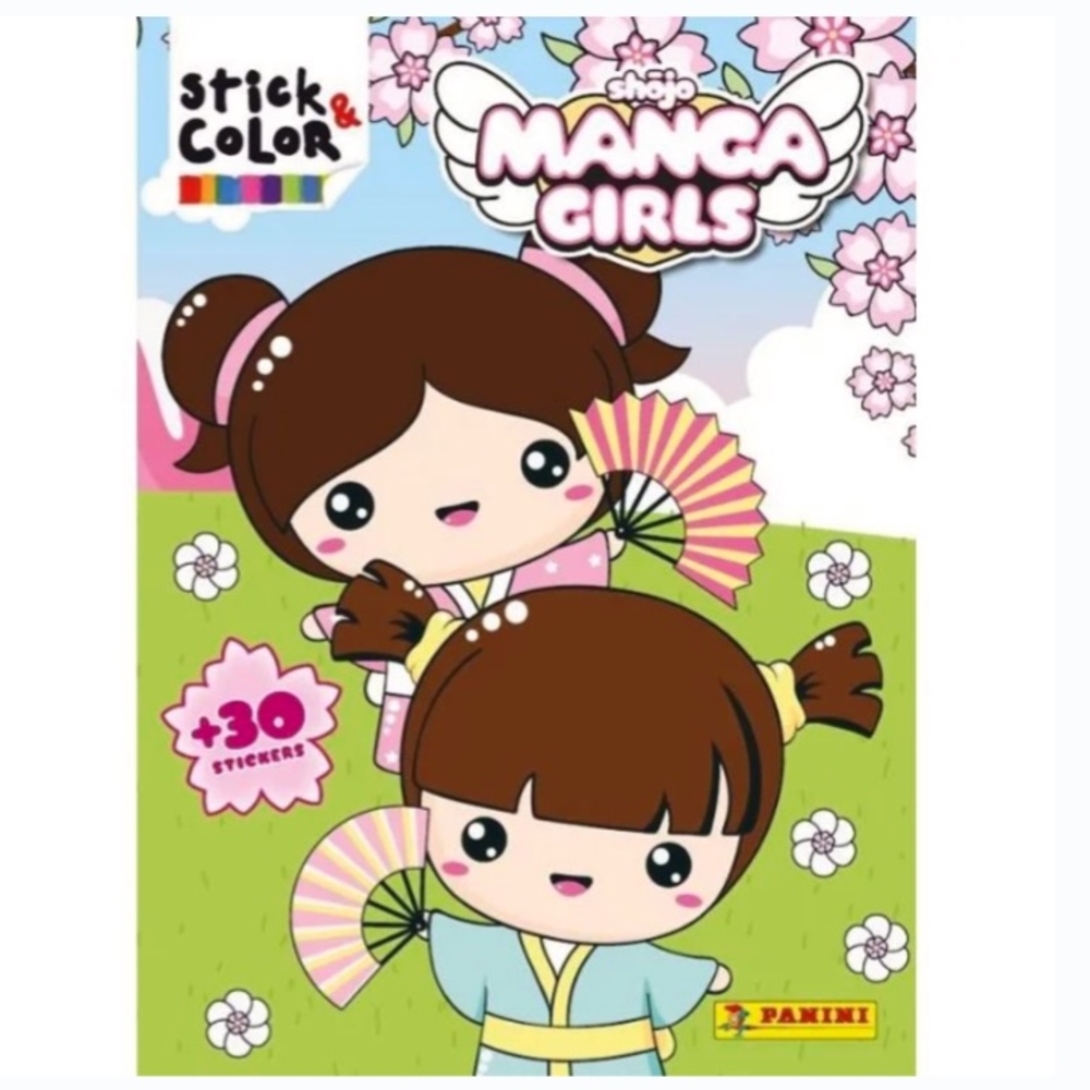 MANGA GIRLS SHOJO - STICK & COLOR 9788427874336