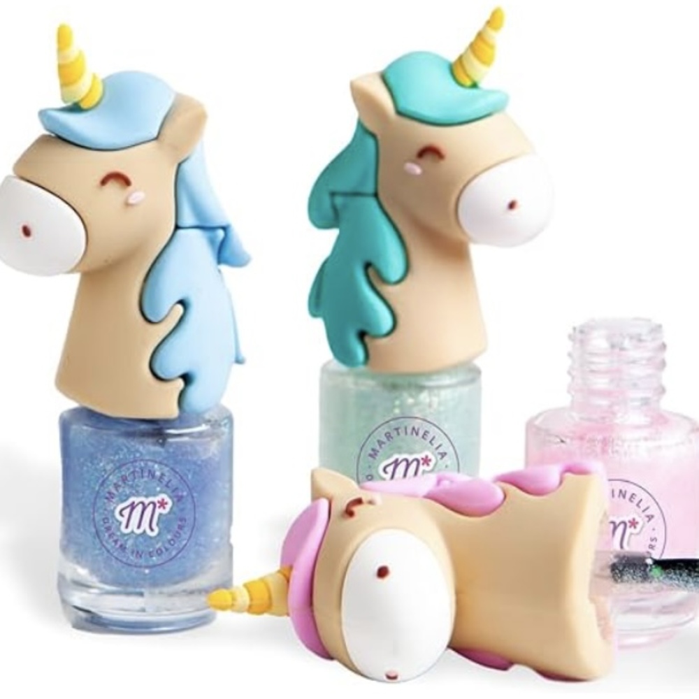 Esmalte de uñas purpurina magic unicorn Marinelia 8436609393