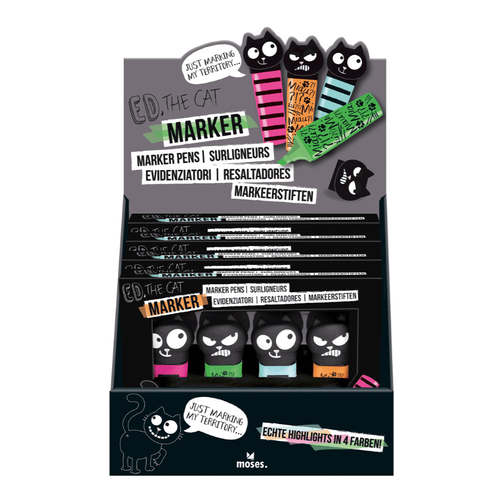 Marcadores ed, the cat  Moses 4033477275332 4