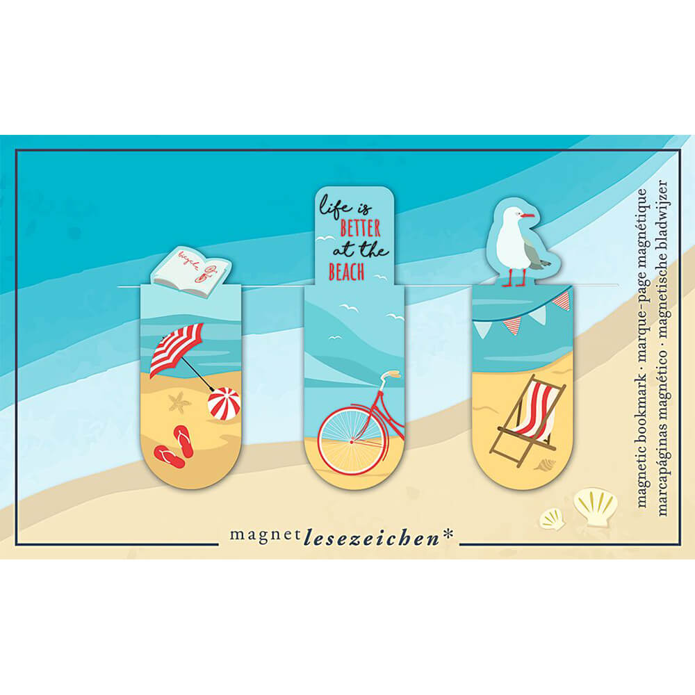 Marcapáginas Magnéticos En la playa Moses 4033477311665