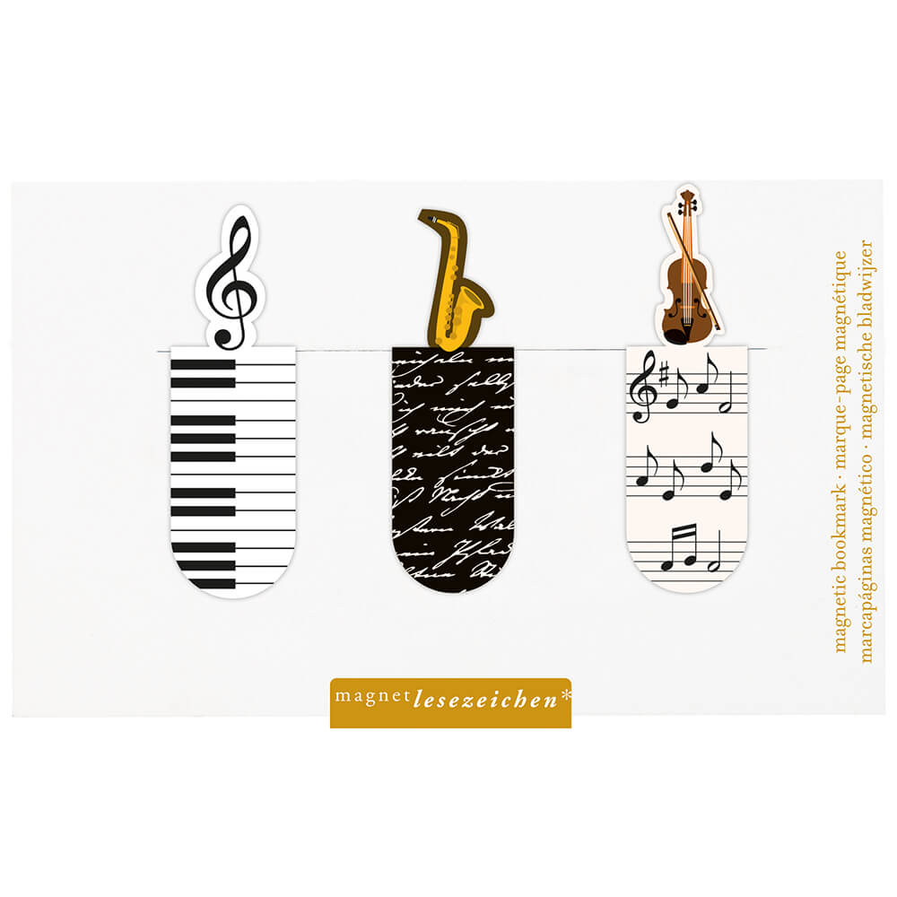 Marcapáginas magnéticos Música Moses 4033477311221 2