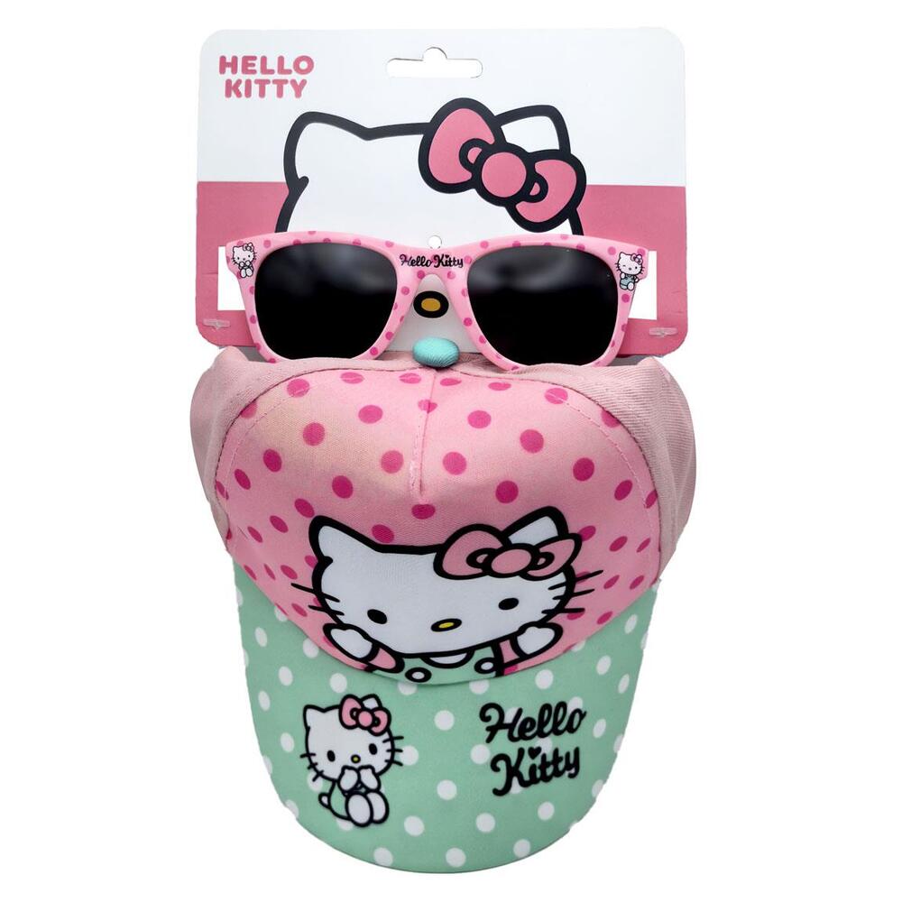 Set Gorra y Gafas De Sol Hello Kitty Talla 53 Cm Cerda 84454