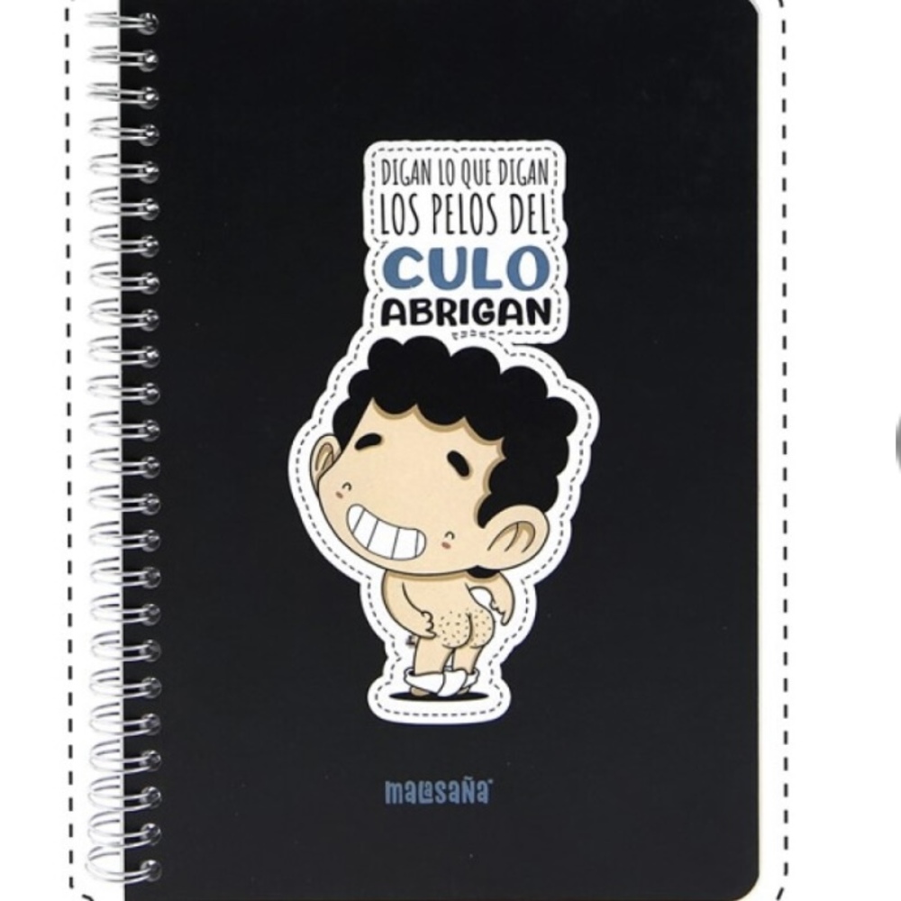 Cuaderno A5 - digan lo que digan...- color negro