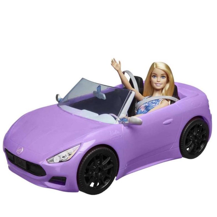 194735005185 (4) Muñeca Barbie y su descapotable 3