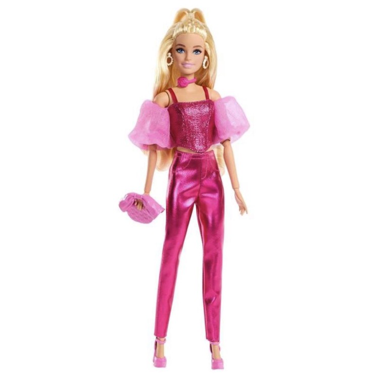 194735303083 (1) Muñeca Barbie Deluxe Metalizada c 1