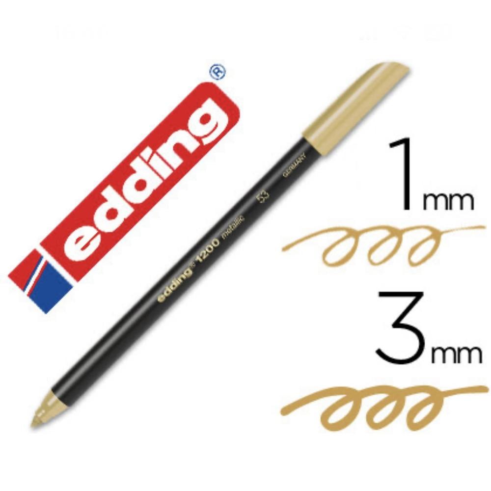 4004764926145 Rotulador color metálico oro - Eddin 1