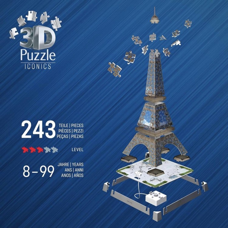 4005555080244 (2) Puzzle 3D Torre Eiffel 216 pieza 2