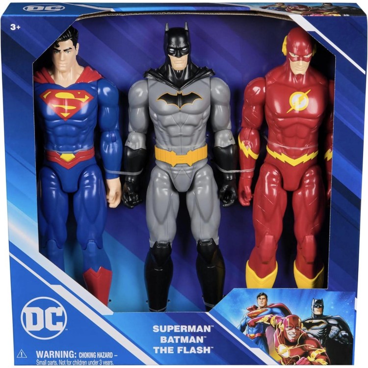 681147056145 (1) Pack 3 figuras DC 30 cm – Spin Ma 1