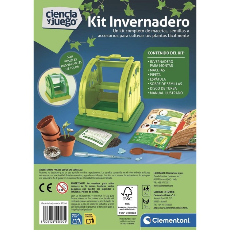 8005125555901 (3) Set científico Invernadero – Cle 3