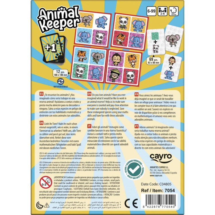 8422878770540 (3) Juego Animal Keeper – Cayro 3
