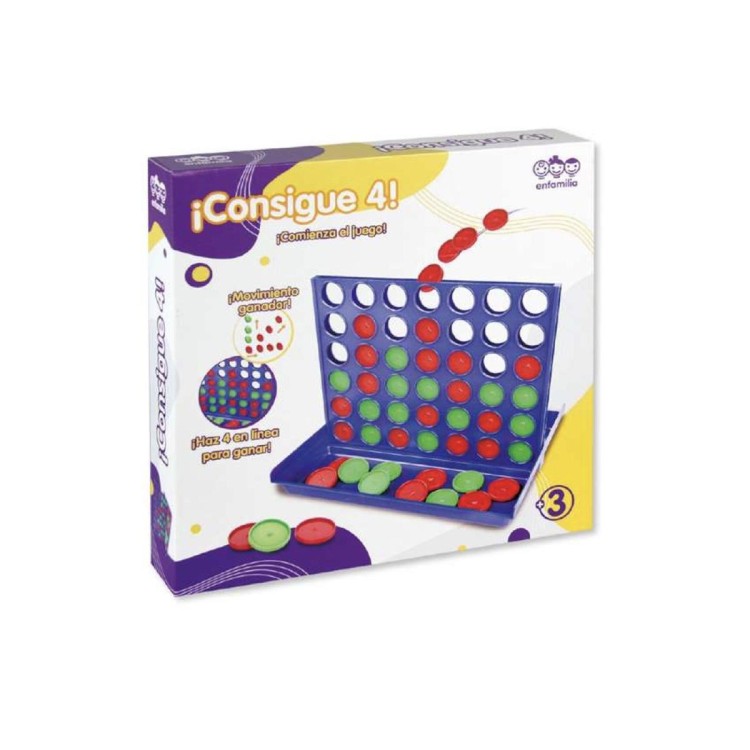 8436585225040 (1) Juego de mesa Consigue 4 – Toys 1