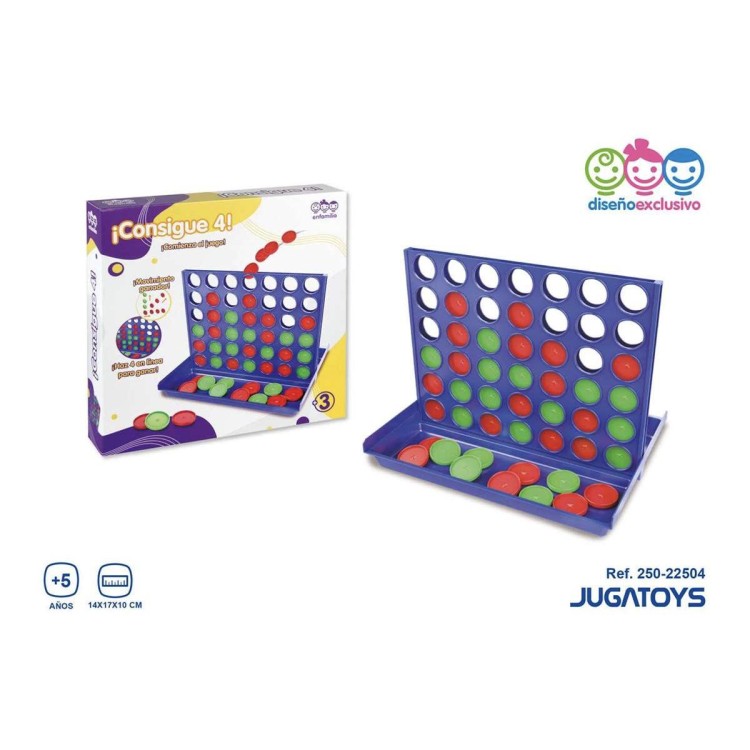 8436585225040 (2) Juego de mesa Consigue 4 – Toys 2