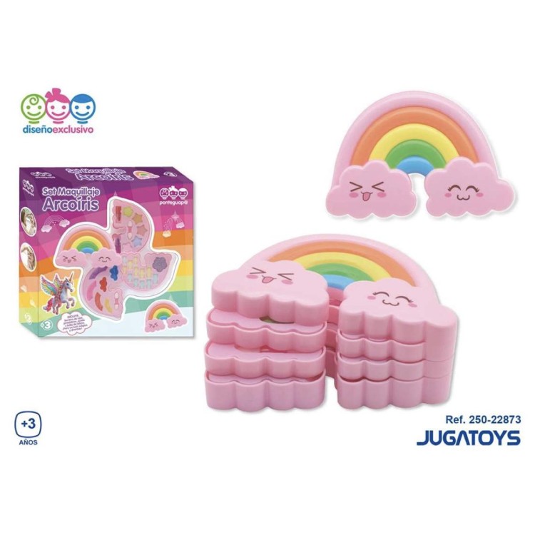 8436585228737 Set de maquillaje arcoíris 3 pisos – 1