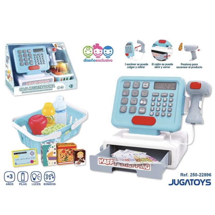 8436585228966 Caja registradora con escáner luces  1