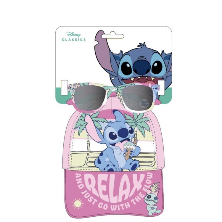 8445484470444 (1) Set gorra y gafas de sol Stitch 1