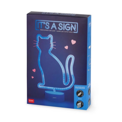 Lámpara led efecto Neon Gato Legami 8052694001766
