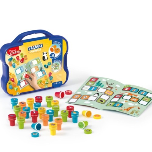 Maletín 26 sellos Animales Maped Creativ 3154149070909