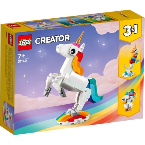 Unicornio mágico lego creator 3 en 1 ref 31140 +7 Lego 57020