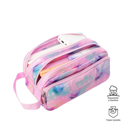 Estuche multiuso agapec corazones glitter Totto 770475898204