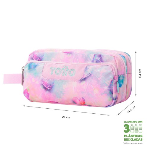 Estuche multiuso agapec corazones glitter Totto 770475898204