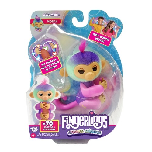 Fingerlings con 70 sonidos y reacciones colores magicos Biza