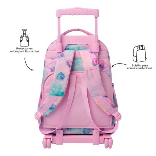 Mochila escolar rayol corazones glitter Totto 7704758345606