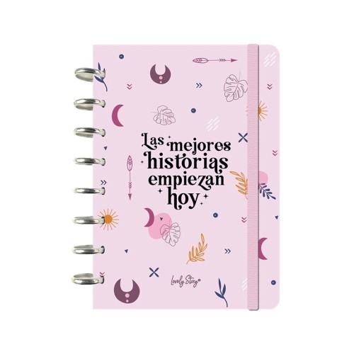 Cuaderno A5 smart book Las mejores historias empiezan Lovely