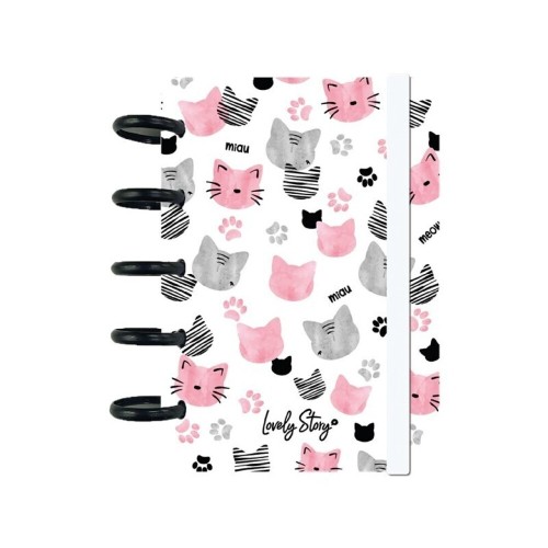 Cuaderno A5 smart book Miau Lovely Story 8435458098347