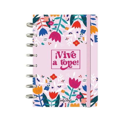 Cuaderno A5 smart book Vive a tope Lovely Story 843545810294