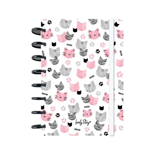Cuaderno A6 smart book Miau Lovely Story 8435458098378