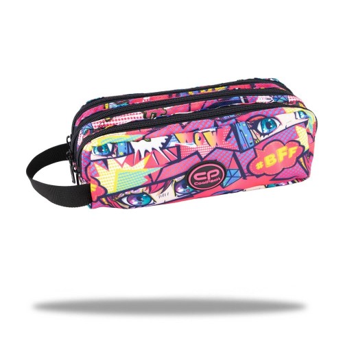Estuche Tres cremalleras Primus Pink anime Coolpack 59036863