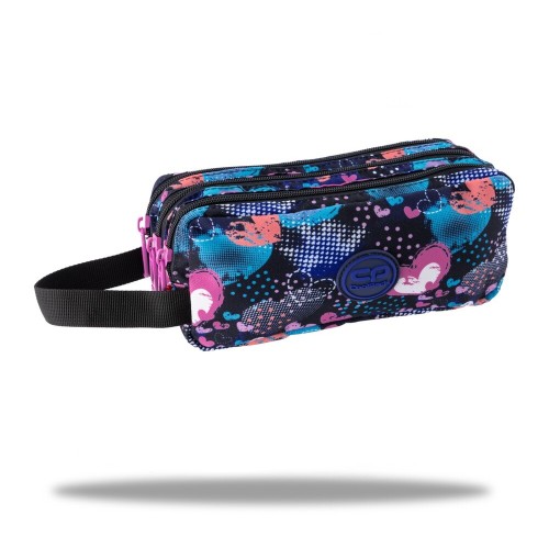Estuche Tres cremalleras Primus Stamp hearts Coolpack 590368