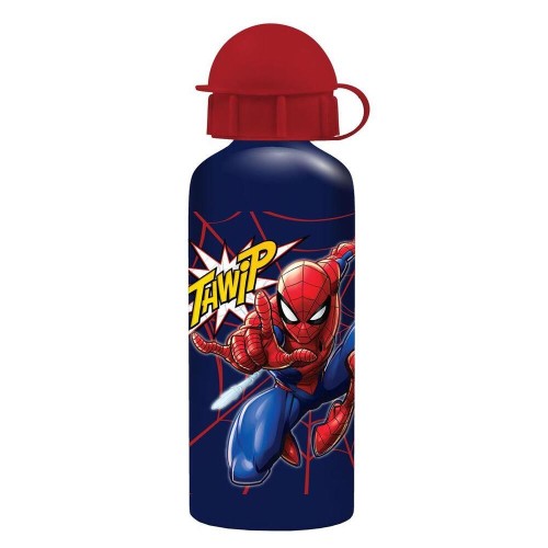 Sandwichera + botella aluminio 500ml Spiderman factory 52056