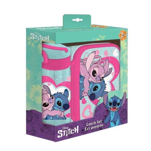 Sandwichera + botella tritan 500ml Stitch Factory 5205698755