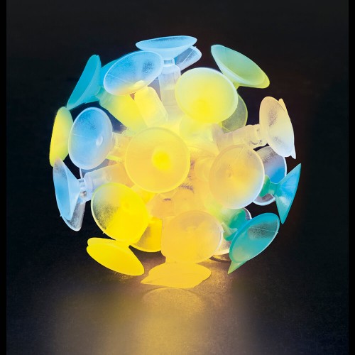 Bola luminosa con ventosas Phänomint Moses 4033477303318 3