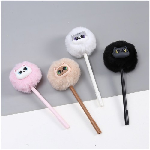 Boligrafo pompom gato Roymart 8431234196443 4