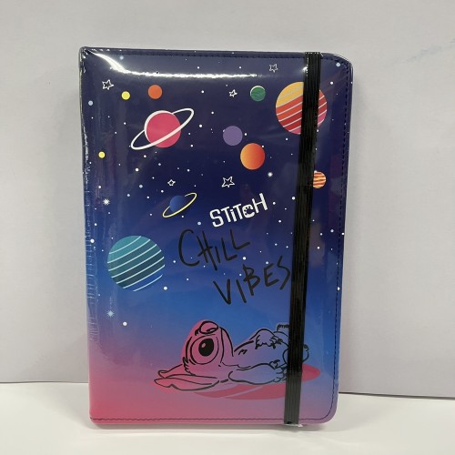 Cuaderno A5 banda elastica Stitch black Coolpack 59036863916
