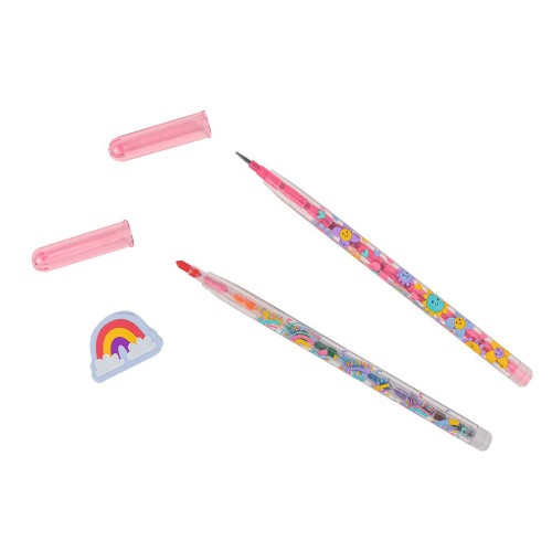 Lápices apilables arcoiris 2 en 1 Moses 4033477262929 4