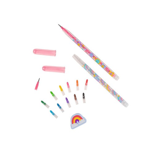 Lápices apilables arcoiris 2 en 1 Moses 4033477262929 3