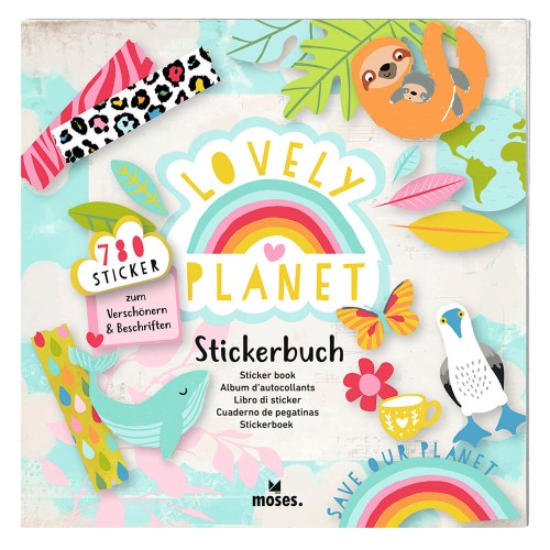 Libro de pegatinas Lovely Planet Moses 4033477262813 1