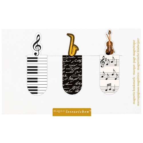 Marcapáginas magnéticos Música Moses 4033477311221 1