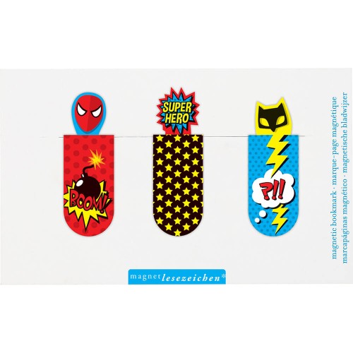 Marcapáginas Magnéticos Super heroes Moses 4033477311276
