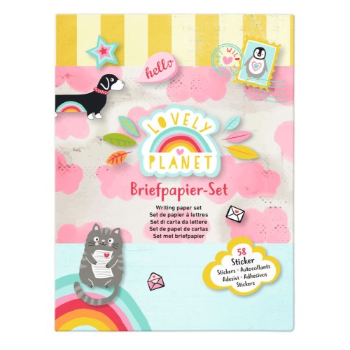 Set de papel de cartas Lovely Planet Moses 4033477262899 1