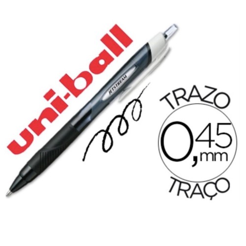 Boligrafo Jetstream negro Uniball 4902778315057