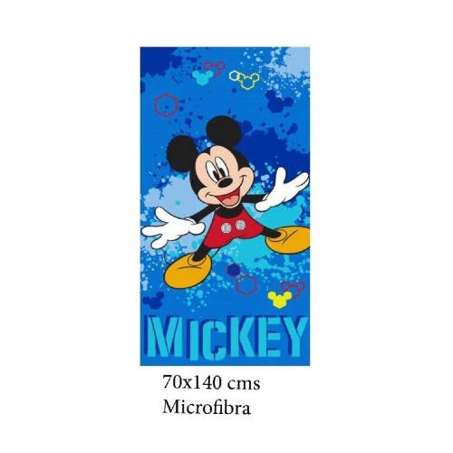 Toalla microfibra Mickey 70x140 240gr Factory Cr 84354742599