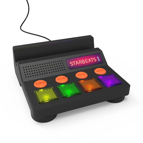 Baquetas de batería inalambricas con altavoz, luz y sonido 3